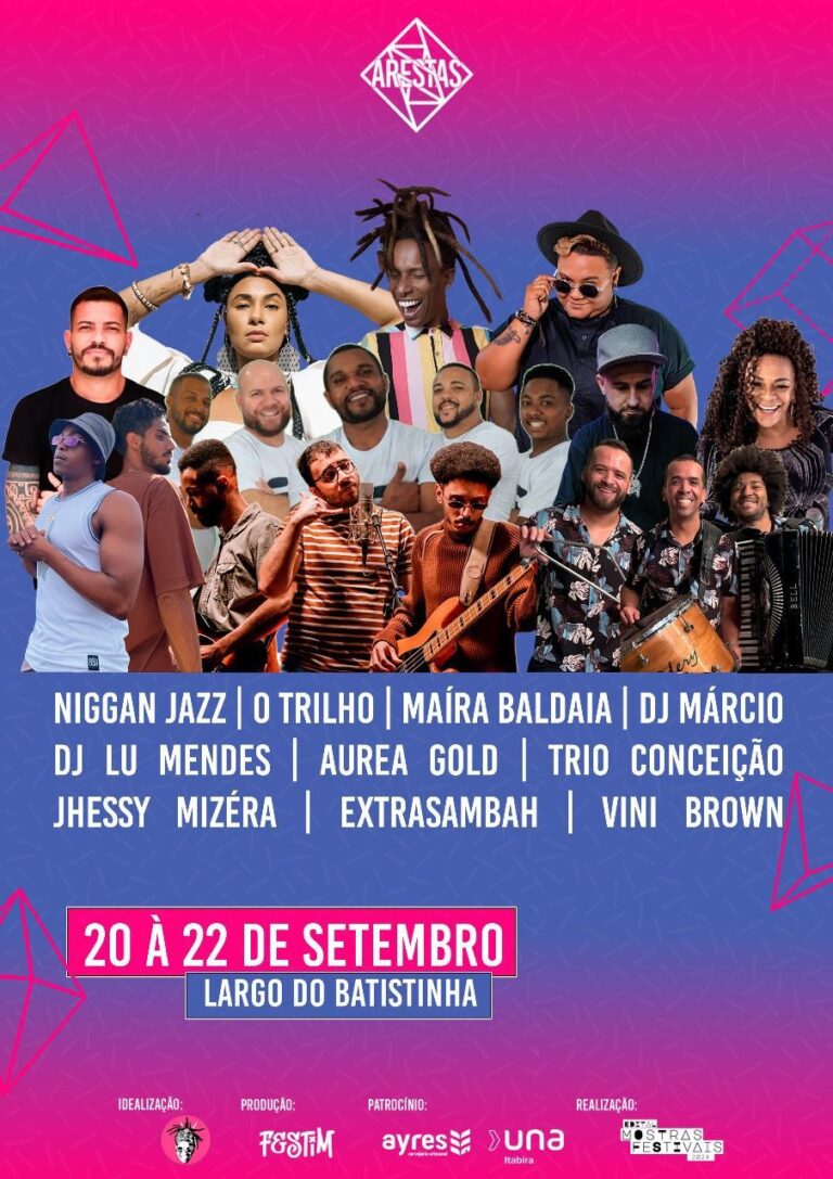 Festival Arestas agita Itabira no próximo fim de semana com música para todos os gostos