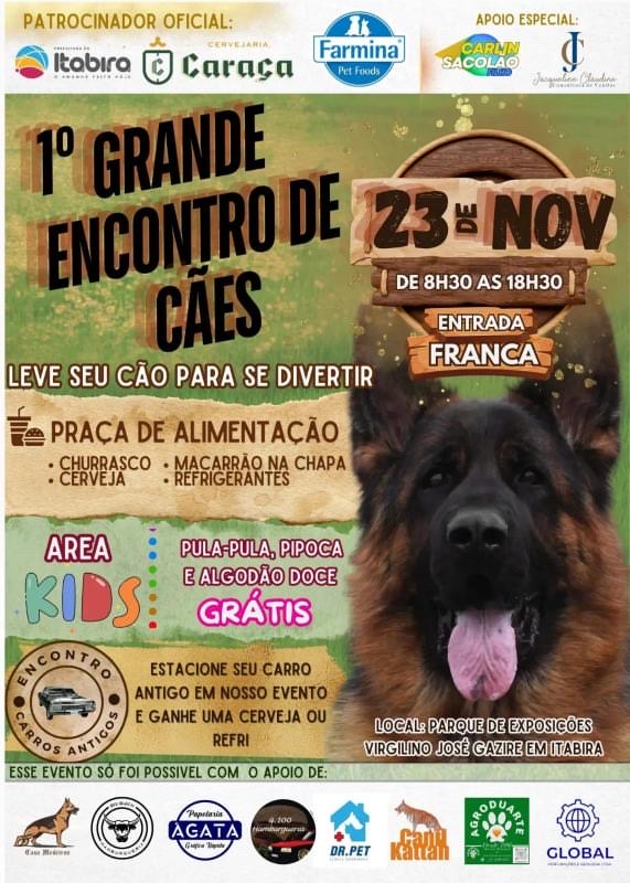 1º Grande Encontro de Cães reúne diversão para toda a família em Itabira