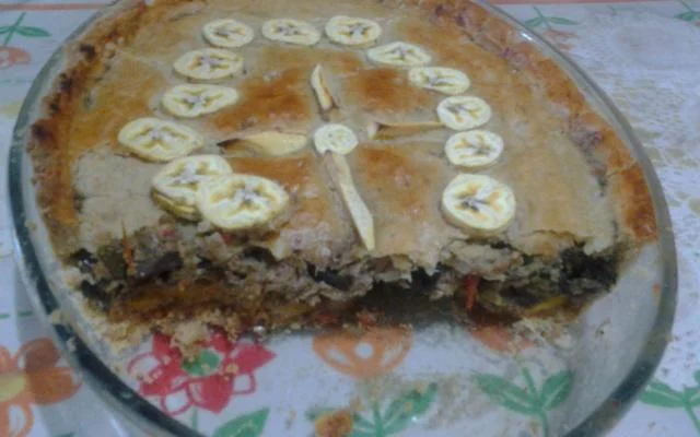 Receita Fácil Ponta FM: Torta de sardinha com banana da terra