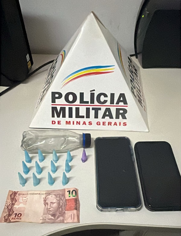 Polícia Militar prende autores de tráfico de drogas em Barão de Cocais