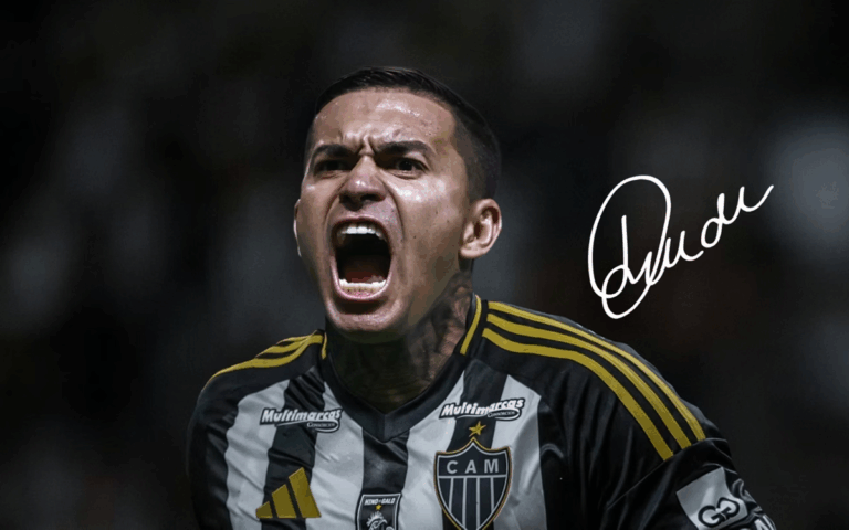 Dudu diz estar realizando um sonho no Atlético: ‘Falam que tenho a cara do Galo’