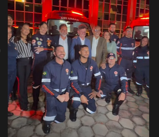 Samu de Itabira recebe três ambulâncias por meio do deputado Reginaldo Lopes