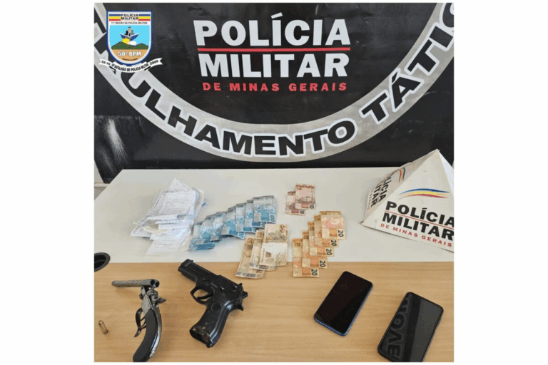 Homem é preso e dois menores apreendidos por suspeita de roubo a posto de combustíveis em Francisco Sá; polícia recupera parte dos materiais