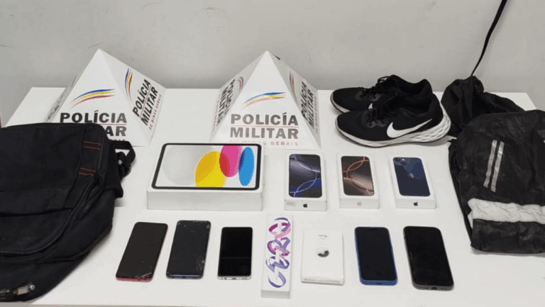 Casal é preso suspeito de furtar iPhones de loja para vendê-los na internet em MG