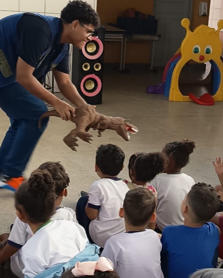 Projeto leva diversão e aprendizado a 140 alunos do Cmei Maria Tôrres Horta, em Itabira