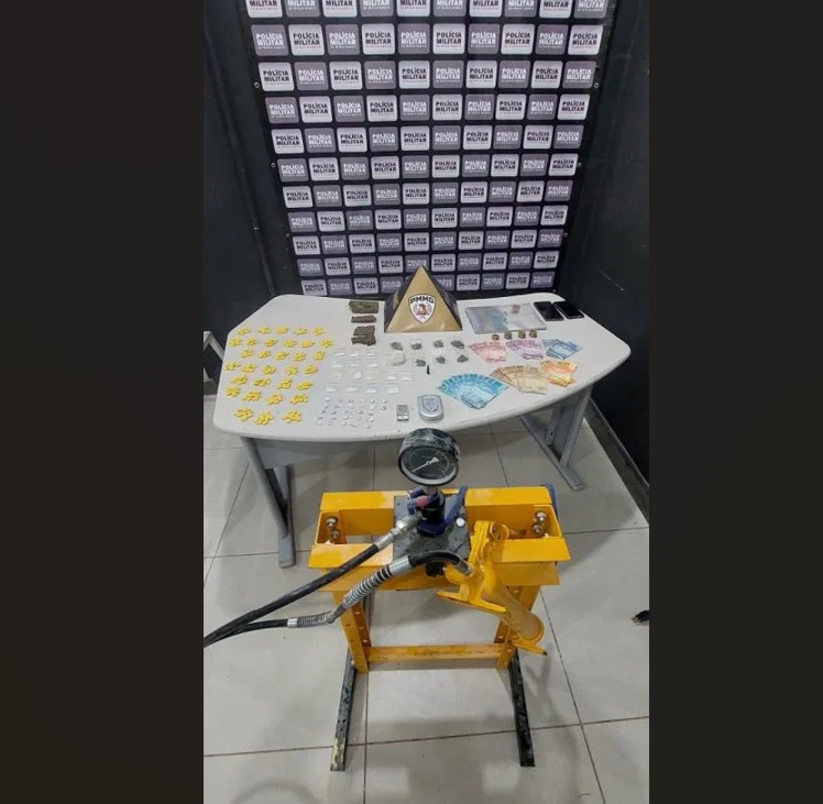 Ameaça de explosão e confronto terminam com traficante preso em Itabira