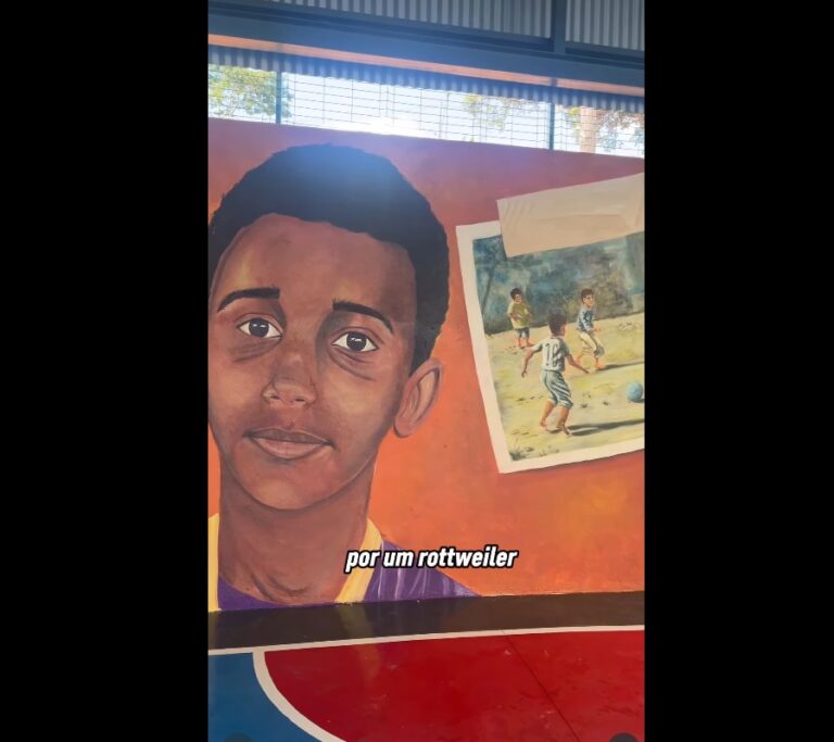 Itabira inaugura quadra Guilherme Gabriel em homenagem a adolescente que morreu por ataque de cães