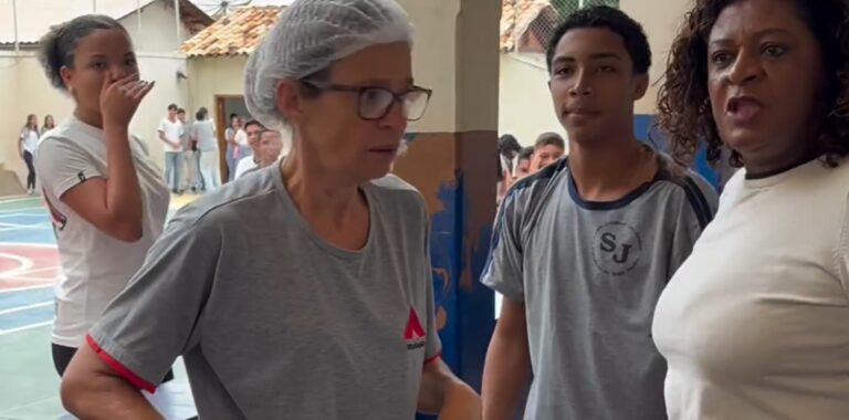 “Briga” fake em escola de Conceição do Mato Dentro viraliza e termina em convite de formatura. Veja o vídeo