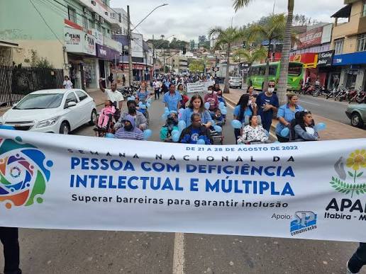 Apae de Itabira mobiliza a comunidade na Semana Nacional da Pessoa com Deficiência Intelectual e Múltipla